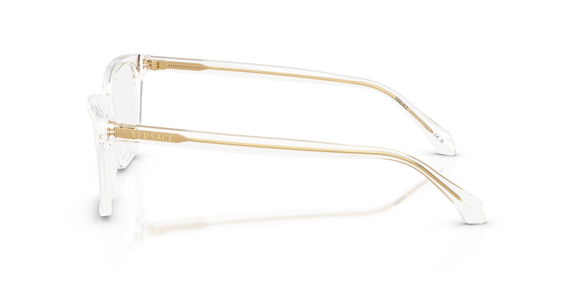 VE3398 Kristal AcetaatEyeglass Frames van B24, Zijaanzicht