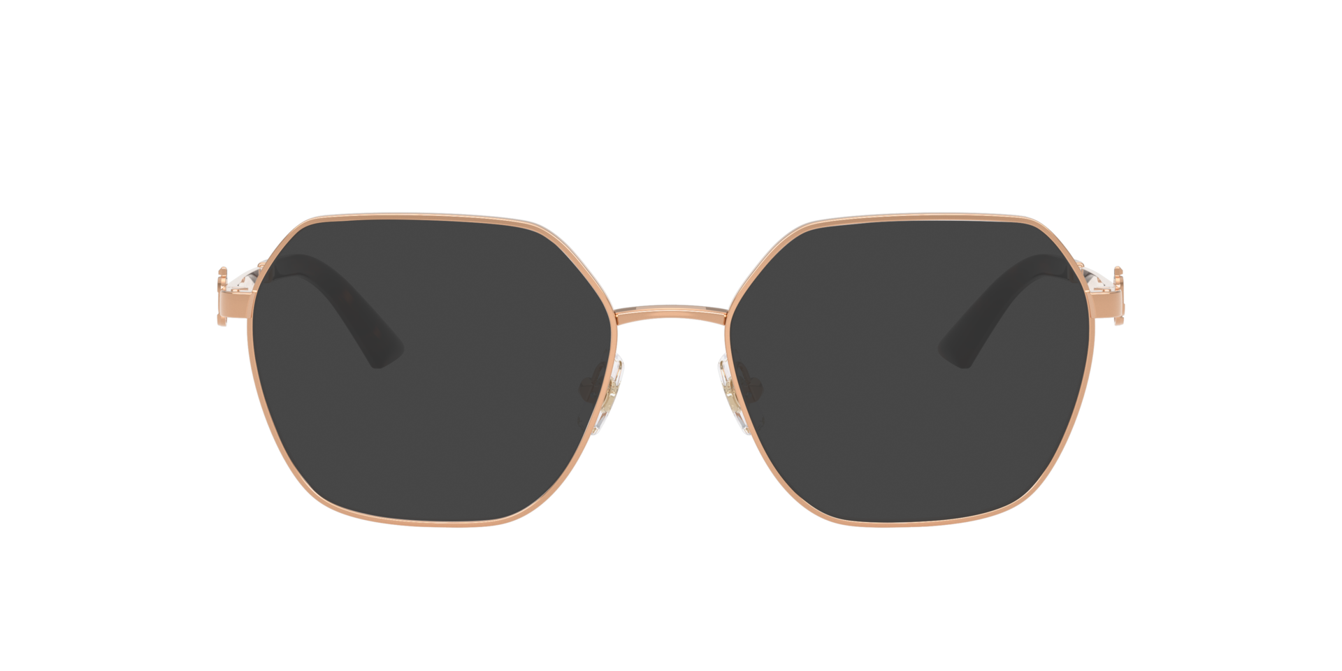 JC2023B Rotgold MetallEyeglass Frames von B24, mit getönten Gläsern