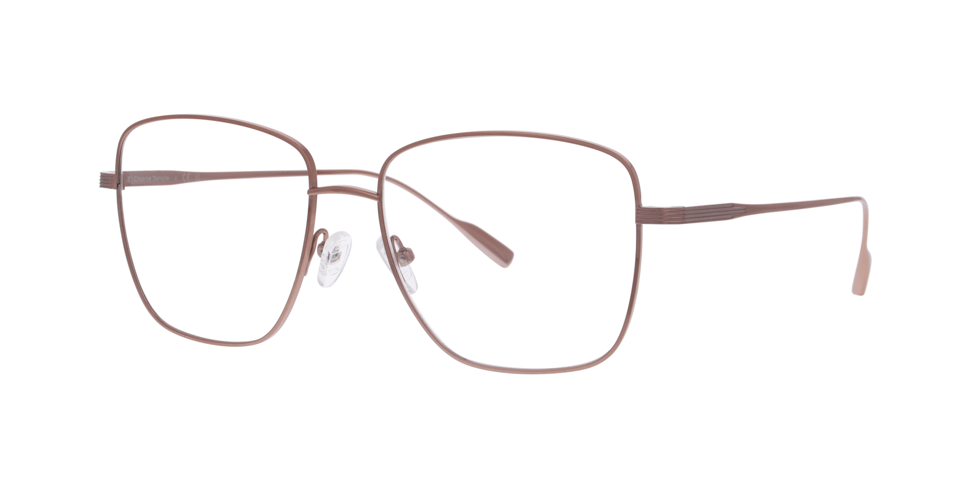Ollie Rotgold TitanEyeglass Frames von B24, Dreiviertelansicht