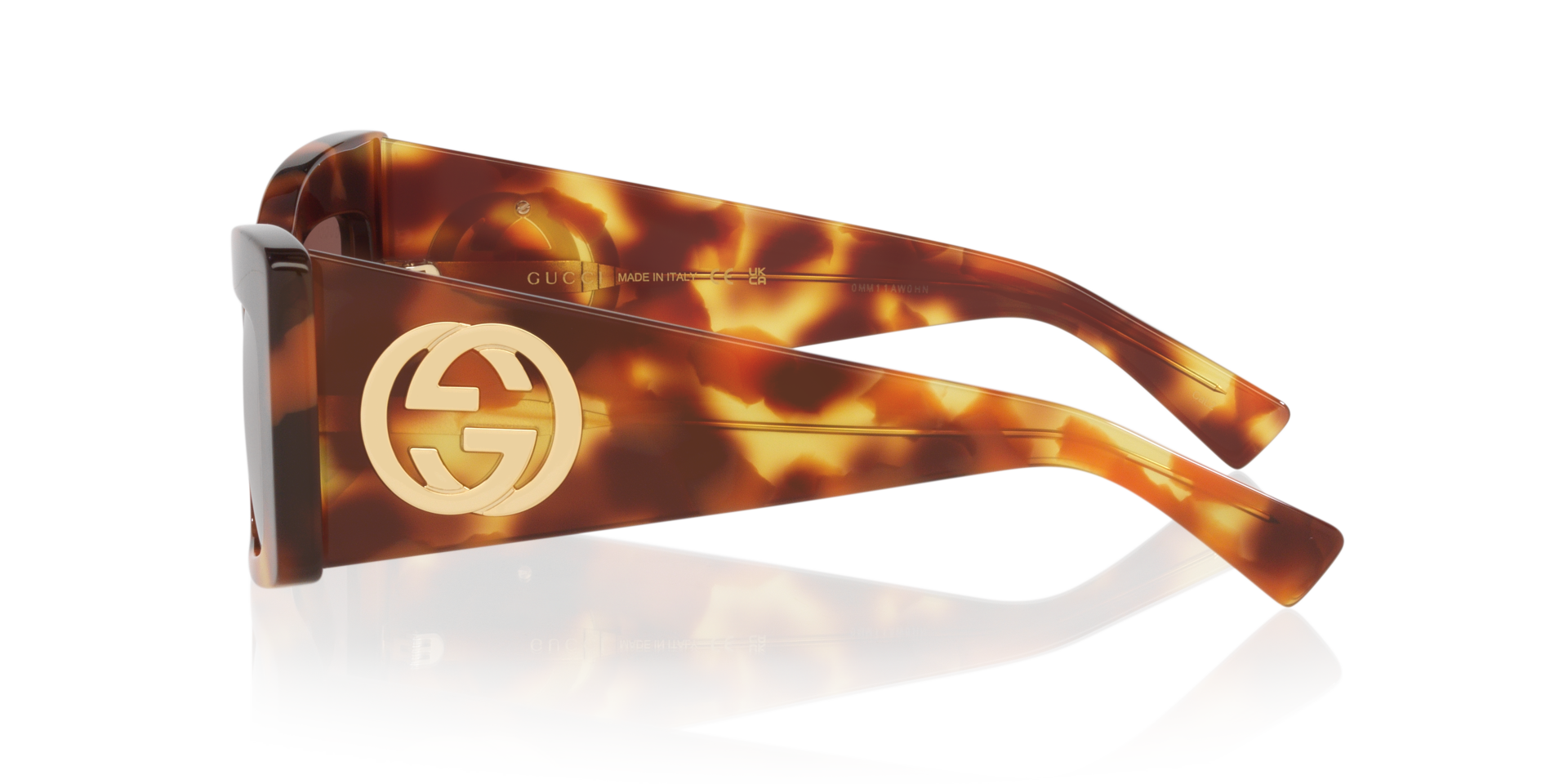 GG1842S Tortoise Blonde AcetatSunglass Frames von B24, Seitenansicht