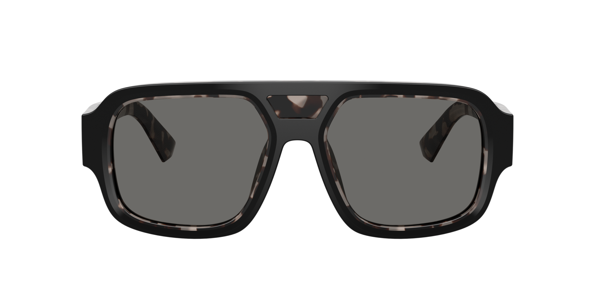 DG4516 Black On Grey Havana AcetaatSunglass Frames van B24, met getinte lenzen