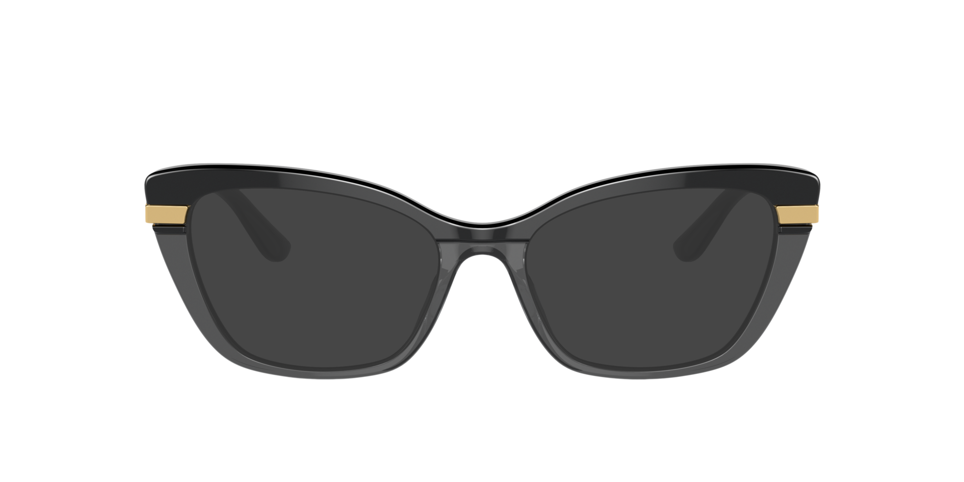 DG3325 Zwart op transparant zwart AcetaatEyeglass Frames van B24, met getinte lenzen