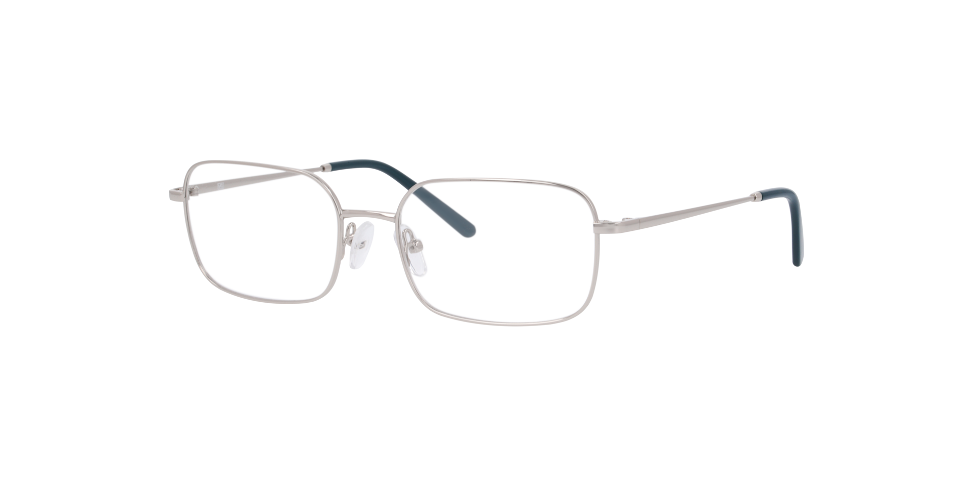 Tennessee Silber MetallEyeglass Frames von B24, Dreiviertelansicht