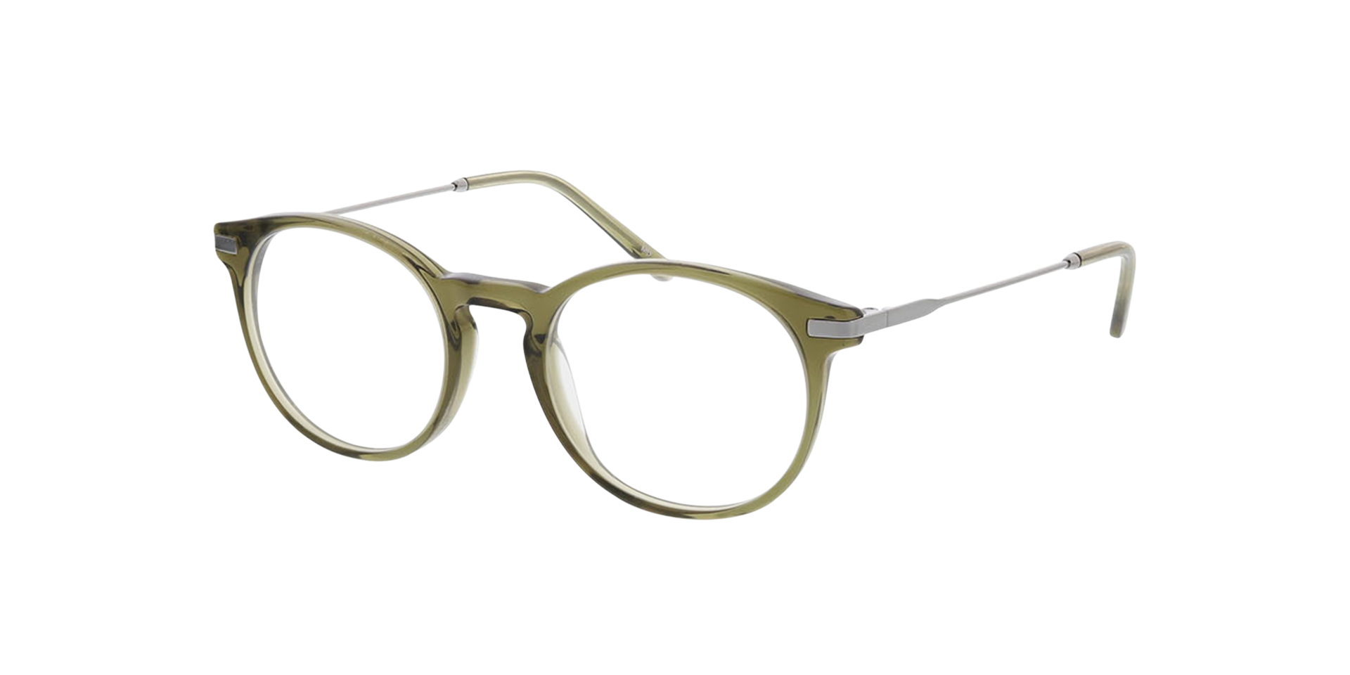Florida Crystal Grün AcetatEyeglass Frames von B24, Dreiviertelansicht