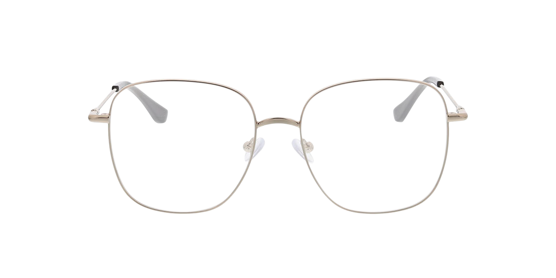 Schwerin Zilver MetaalEyeglass Frames van B24, Vooraanzicht