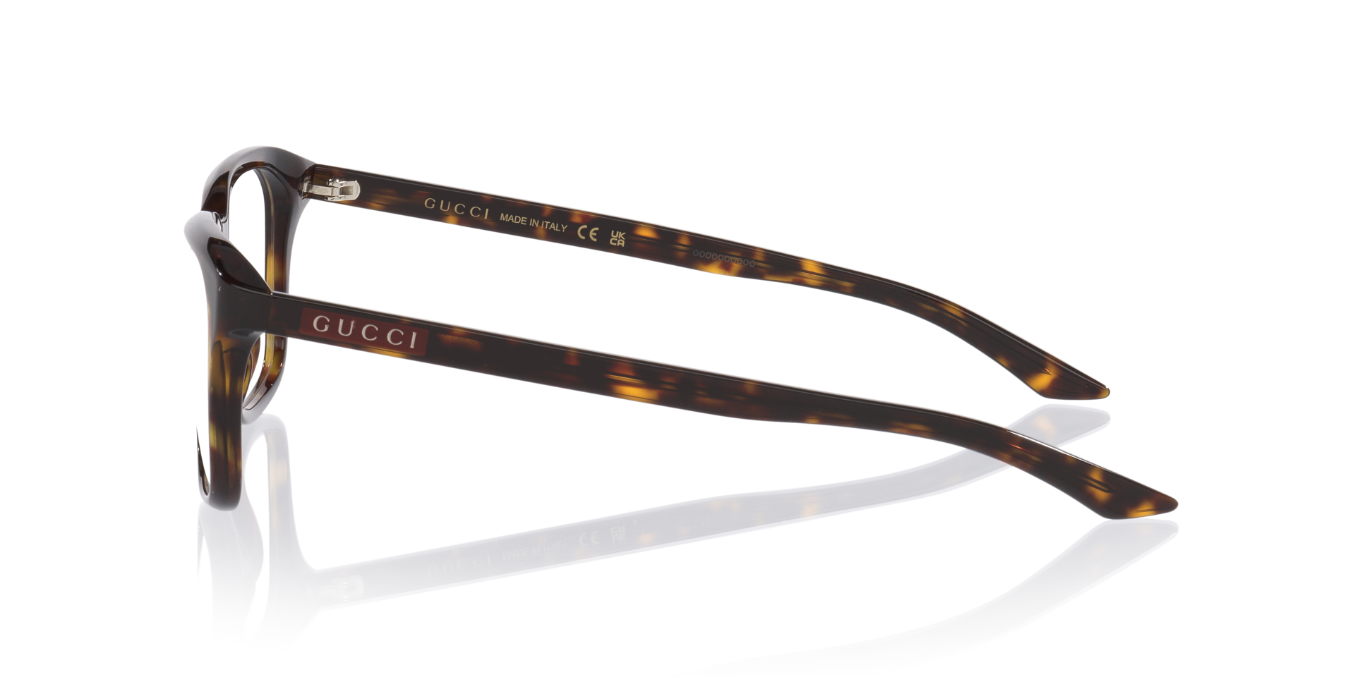 Gg2081O Tortoise AcetaatEyeglass Frames van B24, Zijaanzicht