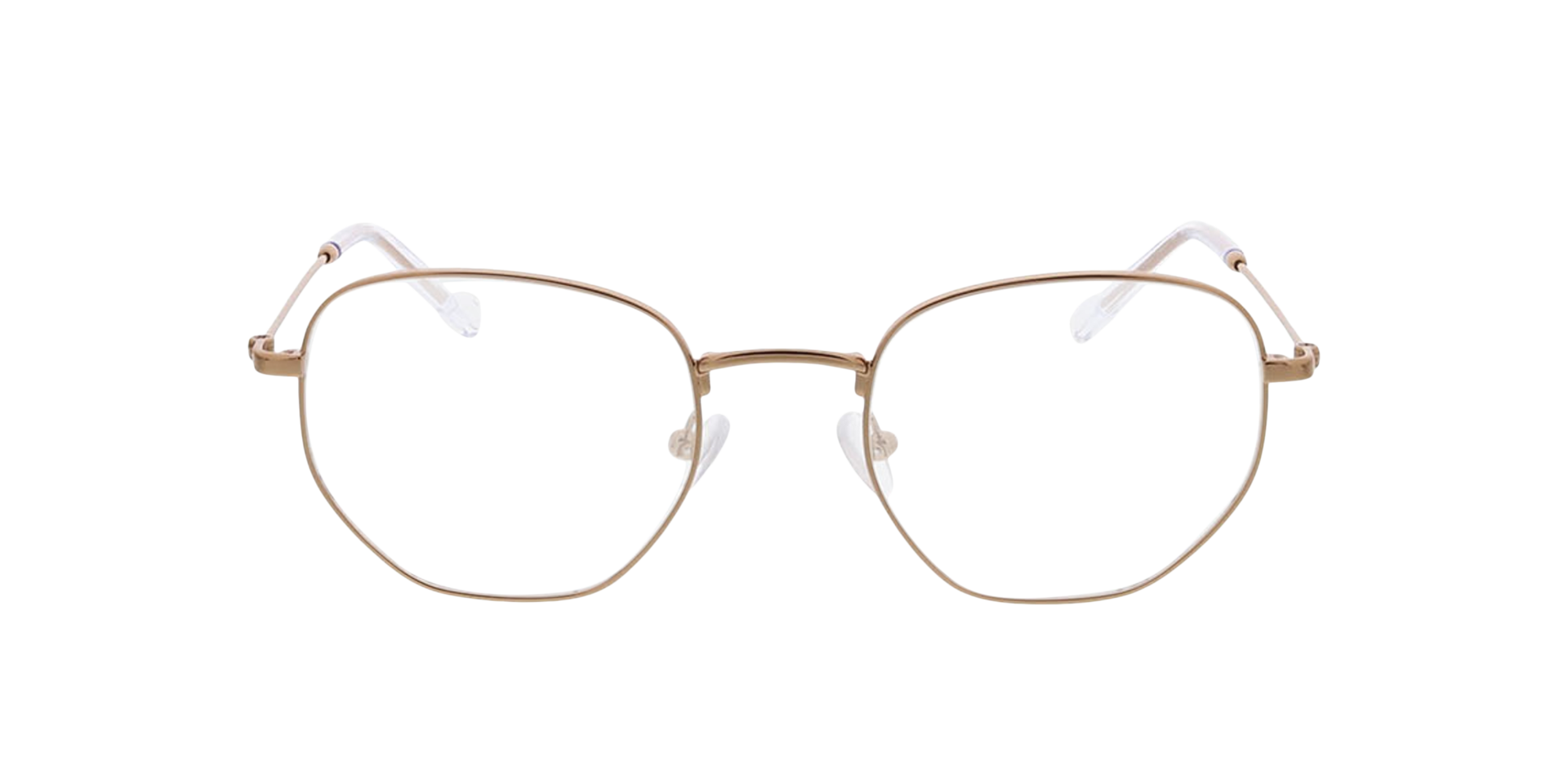 Halifax Copper  &  Crystal MetallEyeglass Frames von B24, Vorderansicht