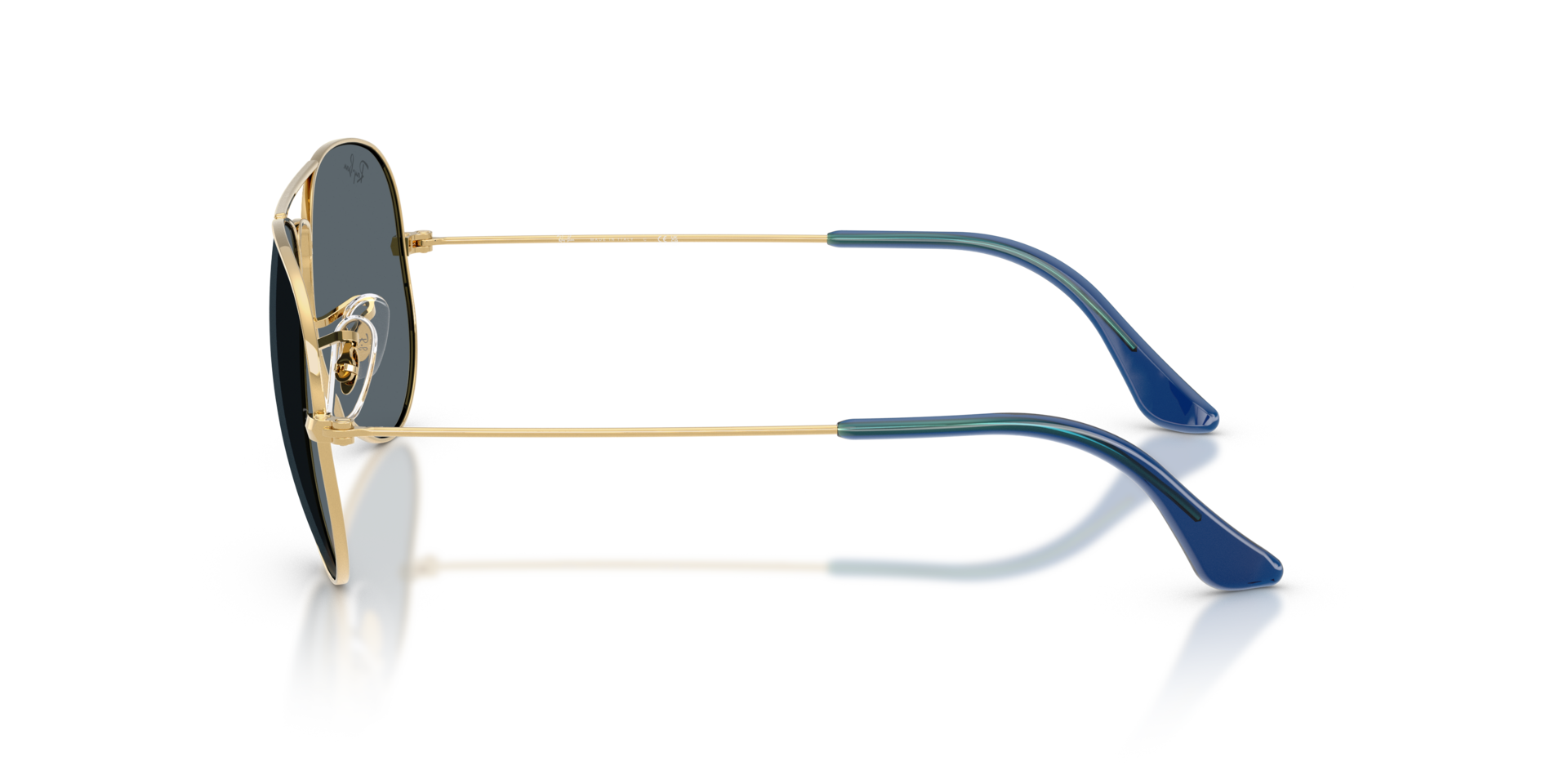 RB3025 Arista goud MetaalSunglass Frames van B24, Zijaanzicht