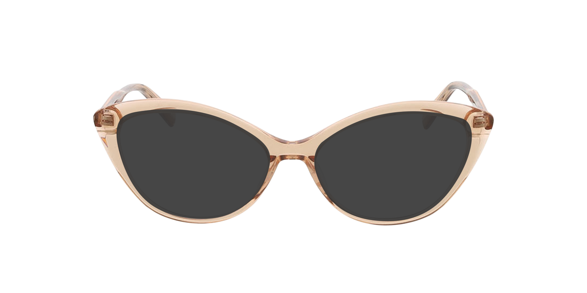 Rose Tweelaags perzik AcetaatEyeglass Frames van B24, met getinte lenzen