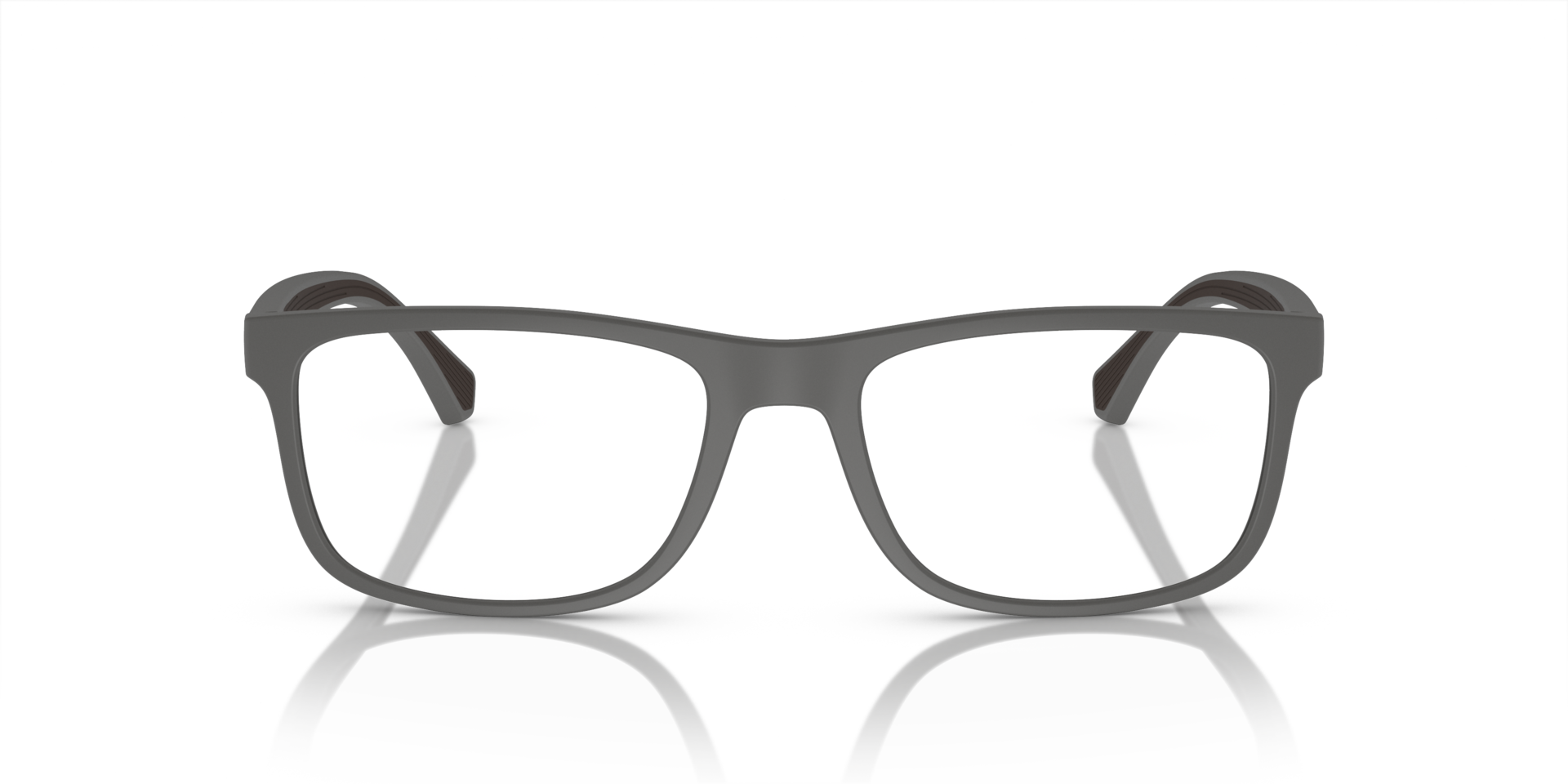 EA3147 Matgrijs KunststofEyeglass Frames van B24, Vooraanzicht