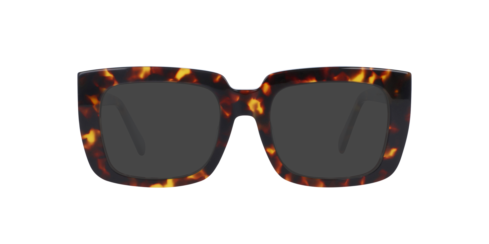 Laila Havana Brown AcetaatEyeglass Frames van B24, met getinte lenzen
