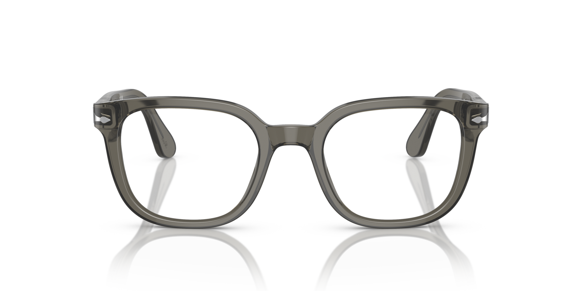 PO3263V Grau AcetatEyeglass Frames von B24, Vorderansicht