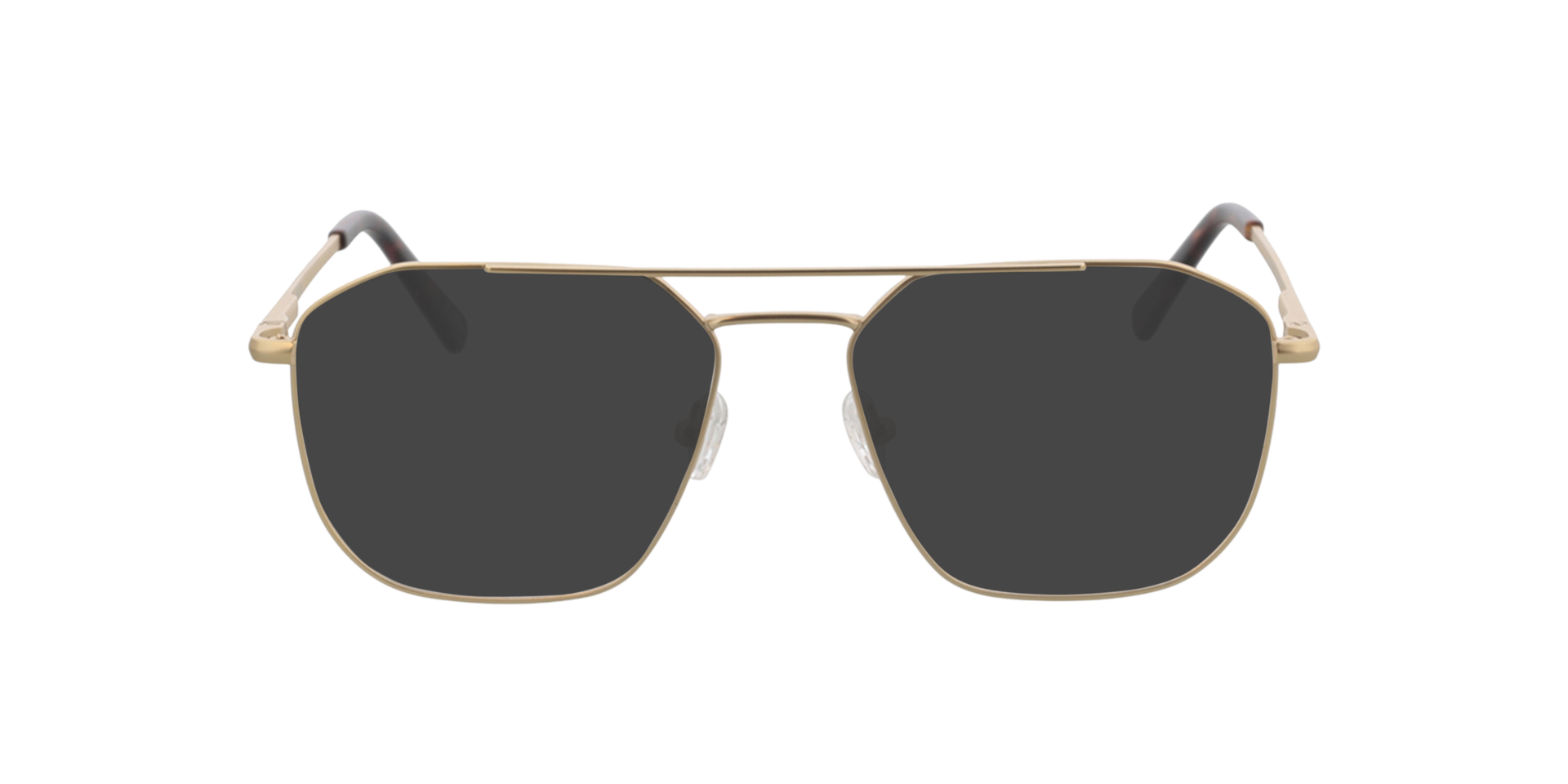 Berry Goud  &  mat Havana pootje MetaalEyeglass Frames van B24, met getinte lenzen