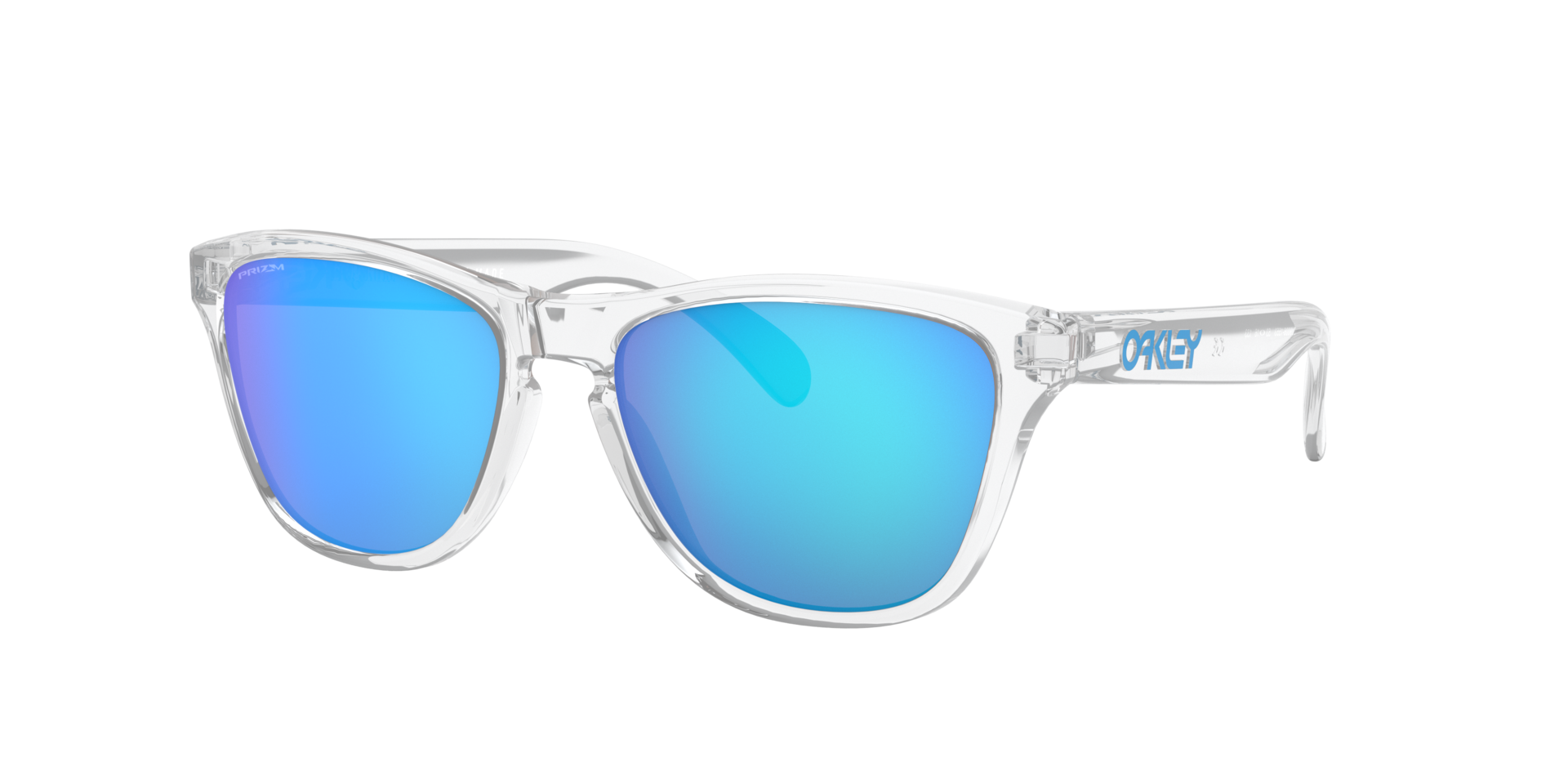 Frogskins™ XS (Youth Fit) Transparent glänzend KunststoffSunglass Frames von B24, Dreiviertelansicht