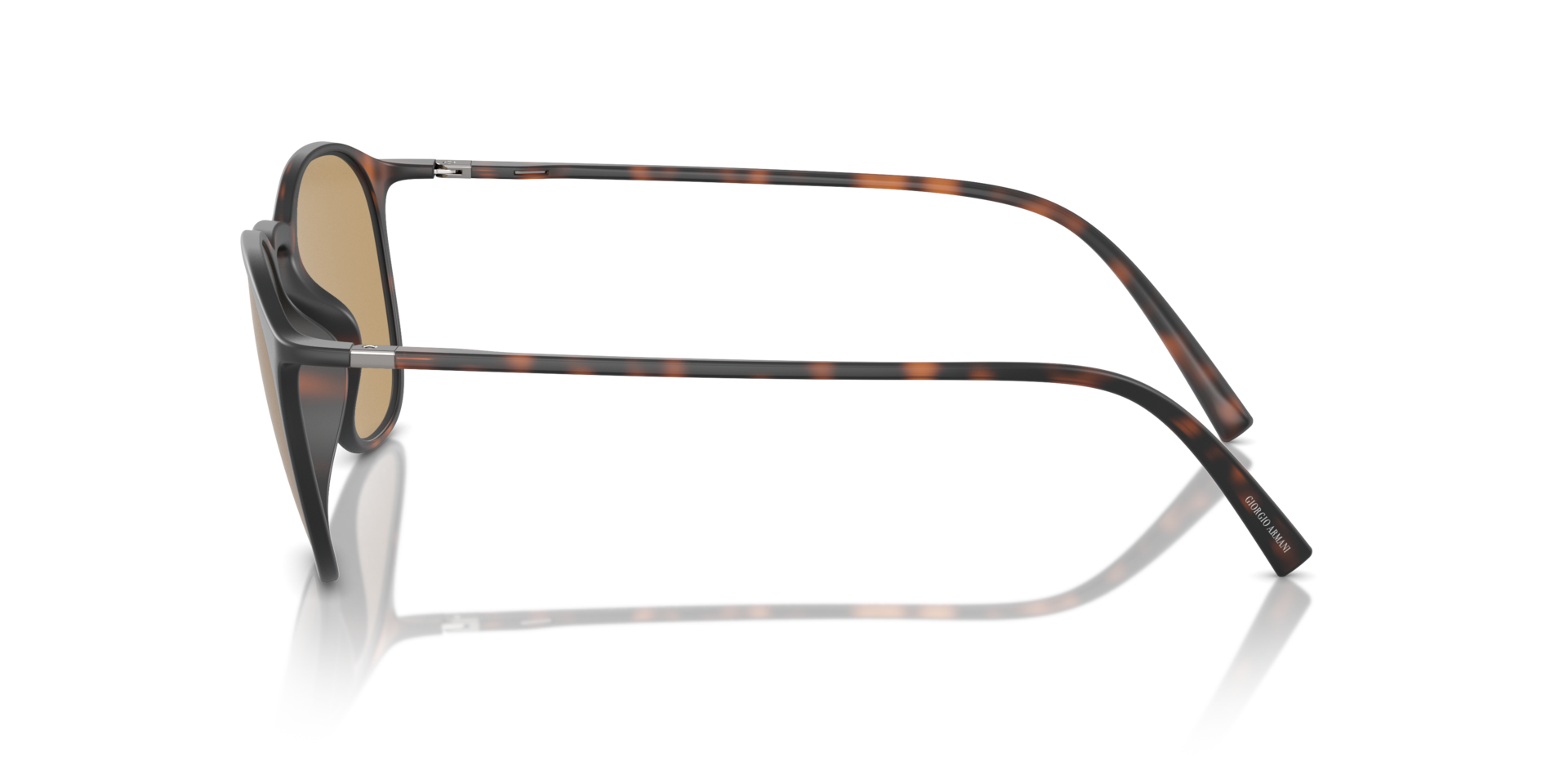 AR8186U Havana KunststofSunglass Frames van B24, Zijaanzicht