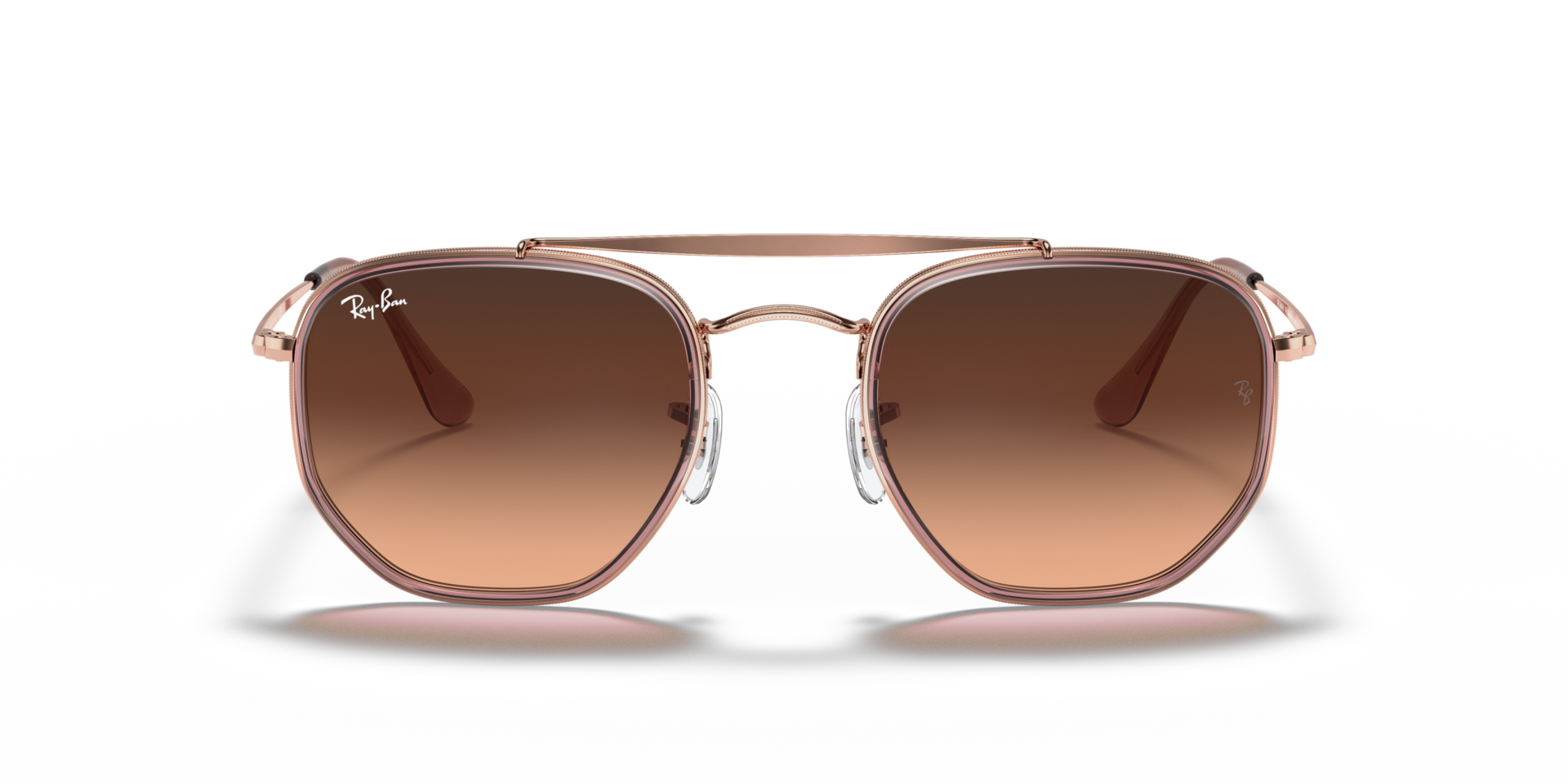 RB3648M Koper MetaalSunglass Frames van B24, Vooraanzicht
