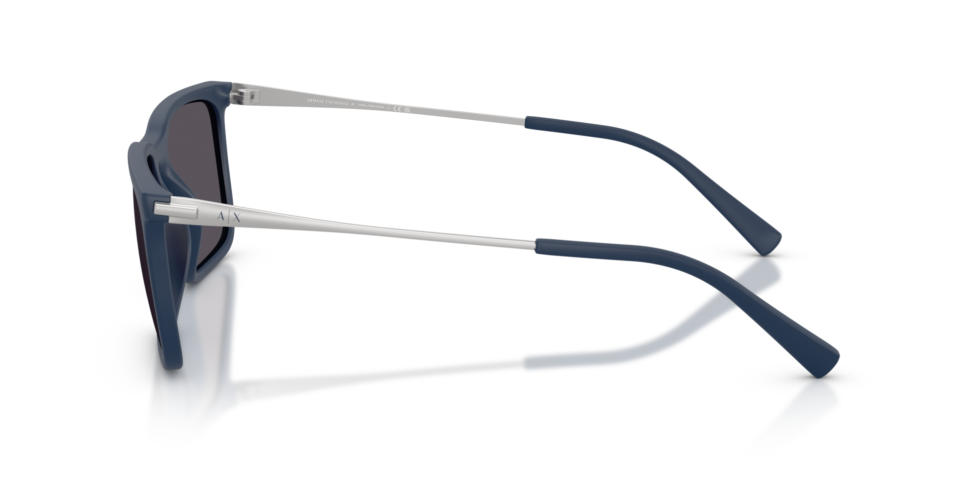 AX4175SU Matt Blau KunststoffSunglass Frames von B24, Seitenansicht