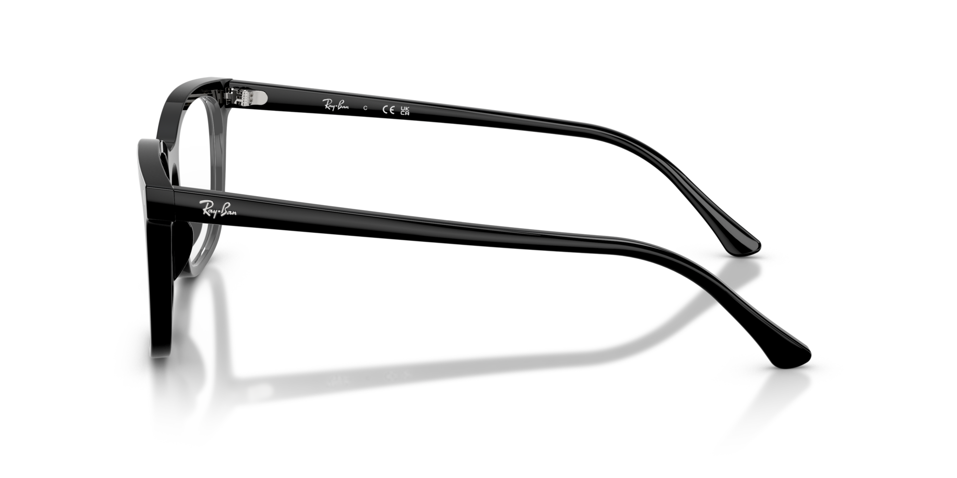 RB5446 Schwarz AcetatEyeglass Frames von B24, Seitenansicht