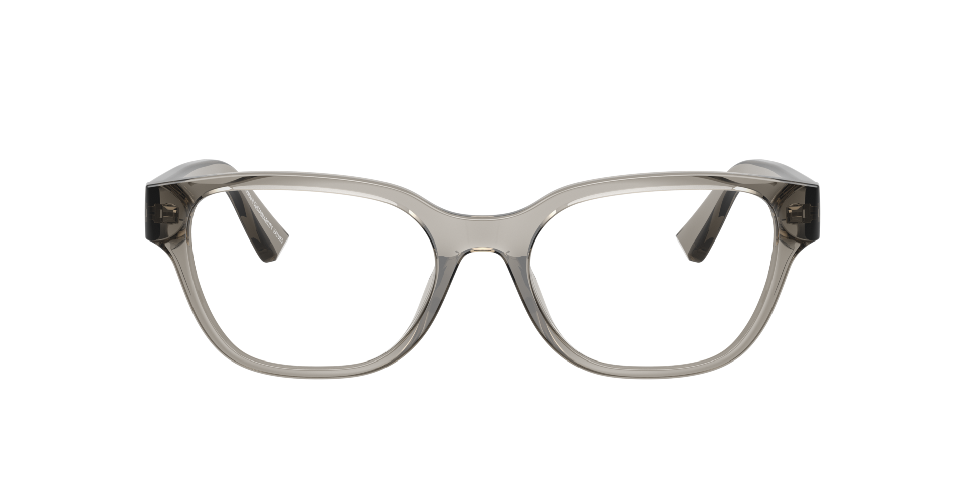 Glänzendes transparentes Grau AX3134U -  Plastic Brillen