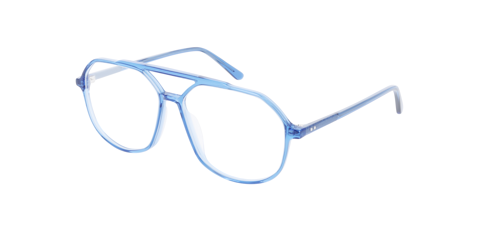 Viper AC Crystal Ocean AcetatEyeglass Frames von B24, Dreiviertelansicht
