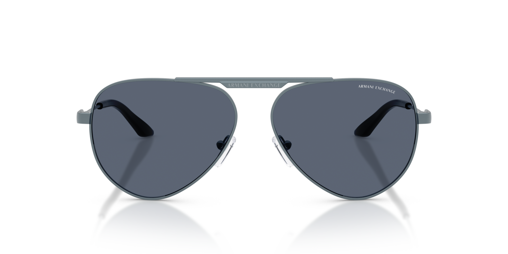 AX2060S Metalized Matte Blue MetallSunglass Frames von B24, Vorderansicht