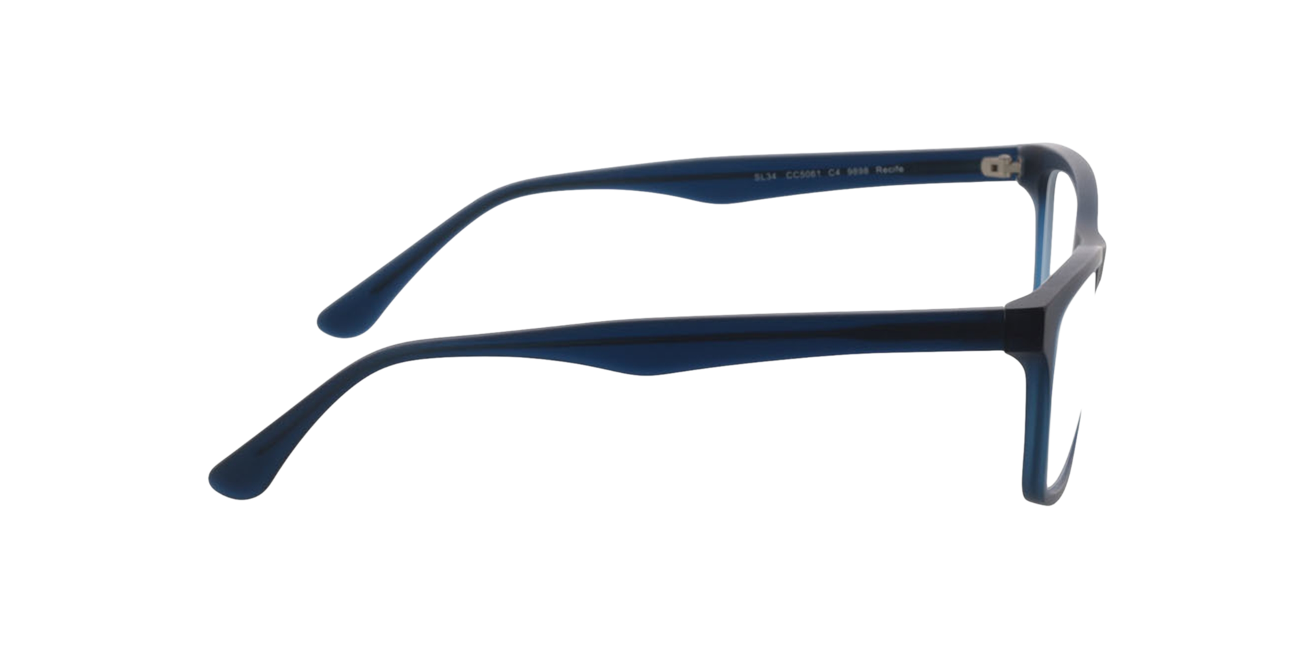 Recife Blau AcetatEyeglass Frames von B24, Seitenansicht