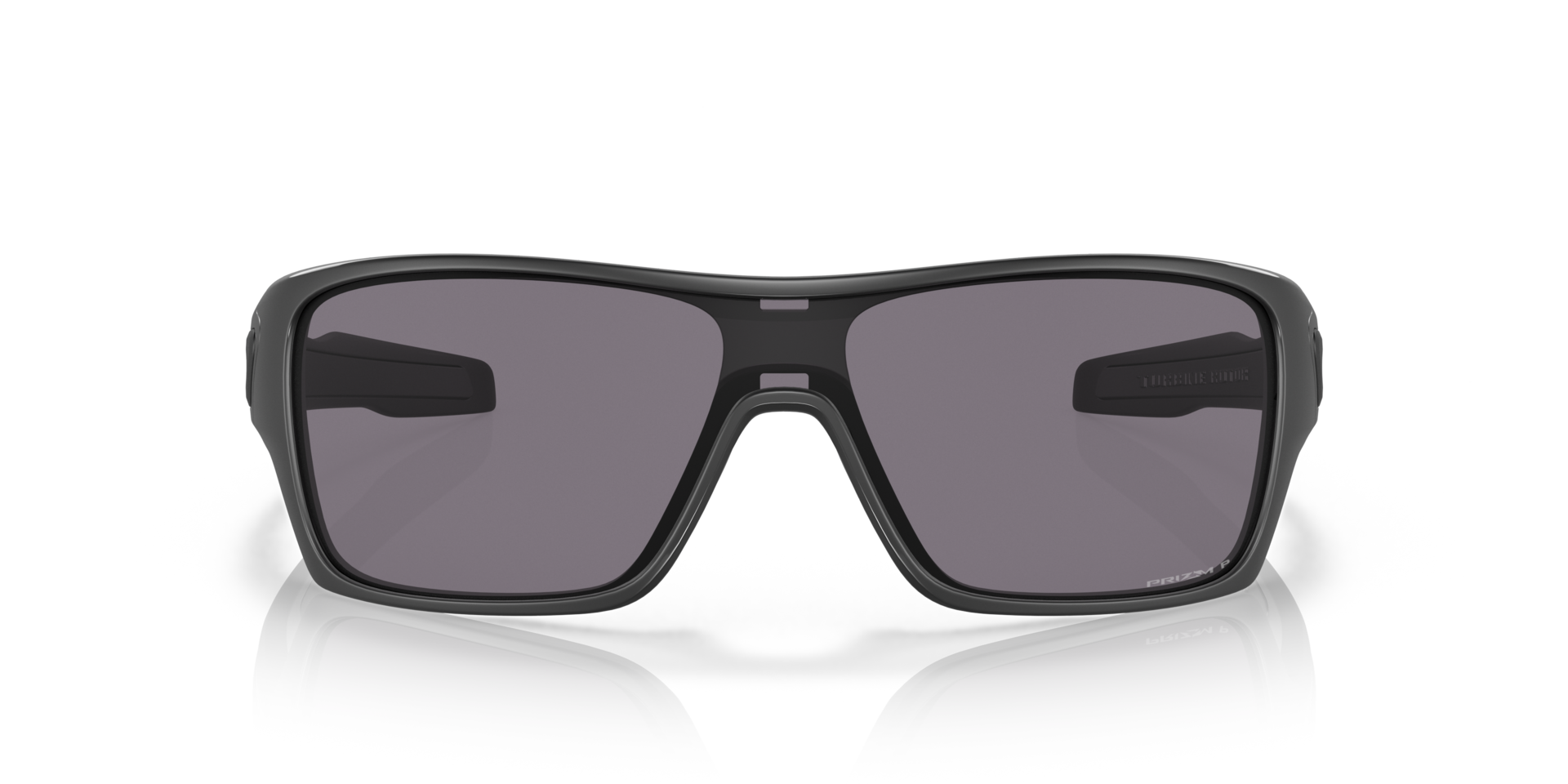 Turbine Rotor Matt Schwarz KunststoffSunglass Frames von B24, Vorderansicht