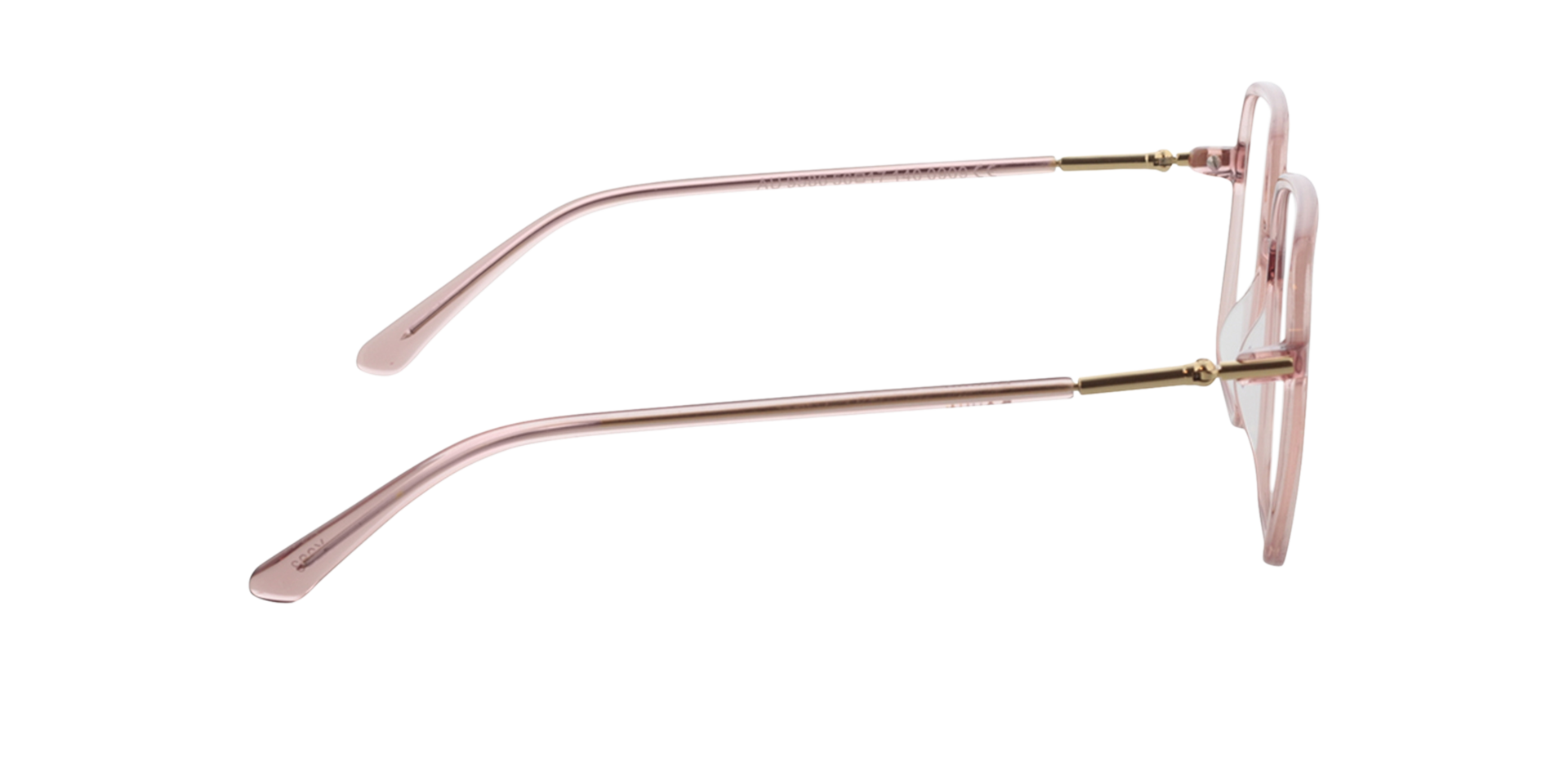 Donna Kristallrosa AcetatEyeglass Frames von B24, Seitenansicht