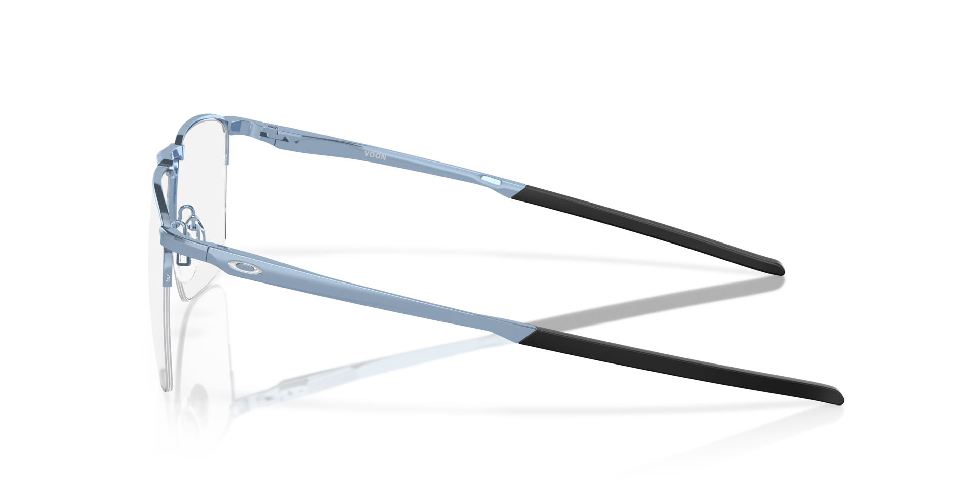 Voon Polished Stonewash MetallEyeglass Frames von B24, Seitenansicht