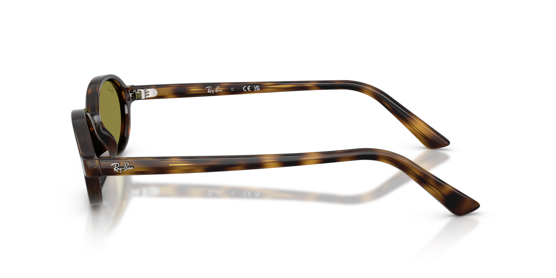 RB4472 Havana KunststofSunglass Frames van B24, Zijaanzicht