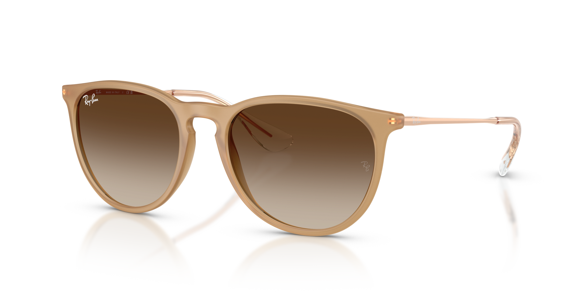 RB4171 Rubber Beige KunststofSunglass Frames van B24, Hoekweergave
