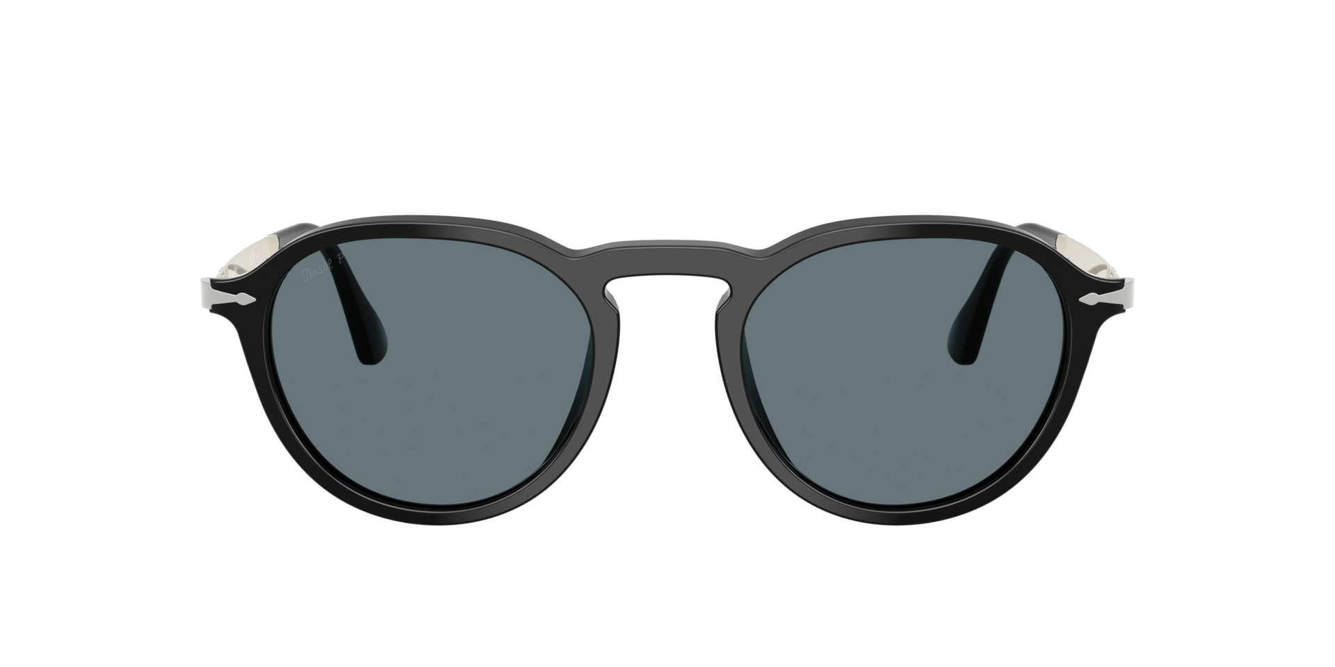PO3383S Zwart AcetaatSunglass Frames van B24, met getinte lenzen