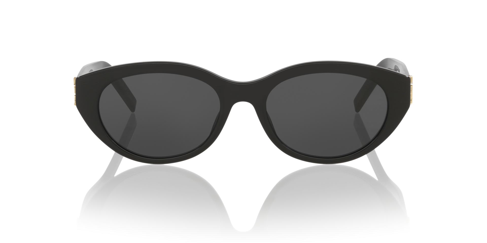 SL M148 Zwart AcetaatSunglass Frames van B24, Vooraanzicht