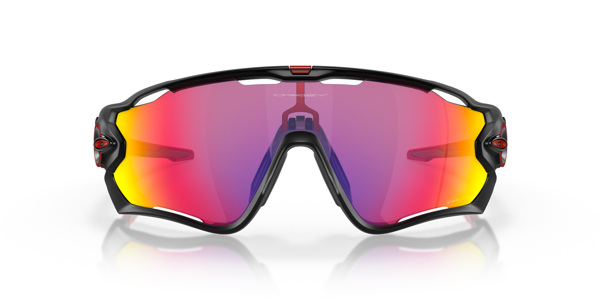 Jawbreaker™ Matzwart KunststofSunglass Frames van B24, Vooraanzicht