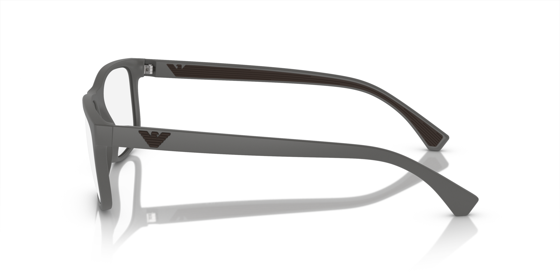 EA3147 Matgrijs KunststofEyeglass Frames van B24, Zijaanzicht