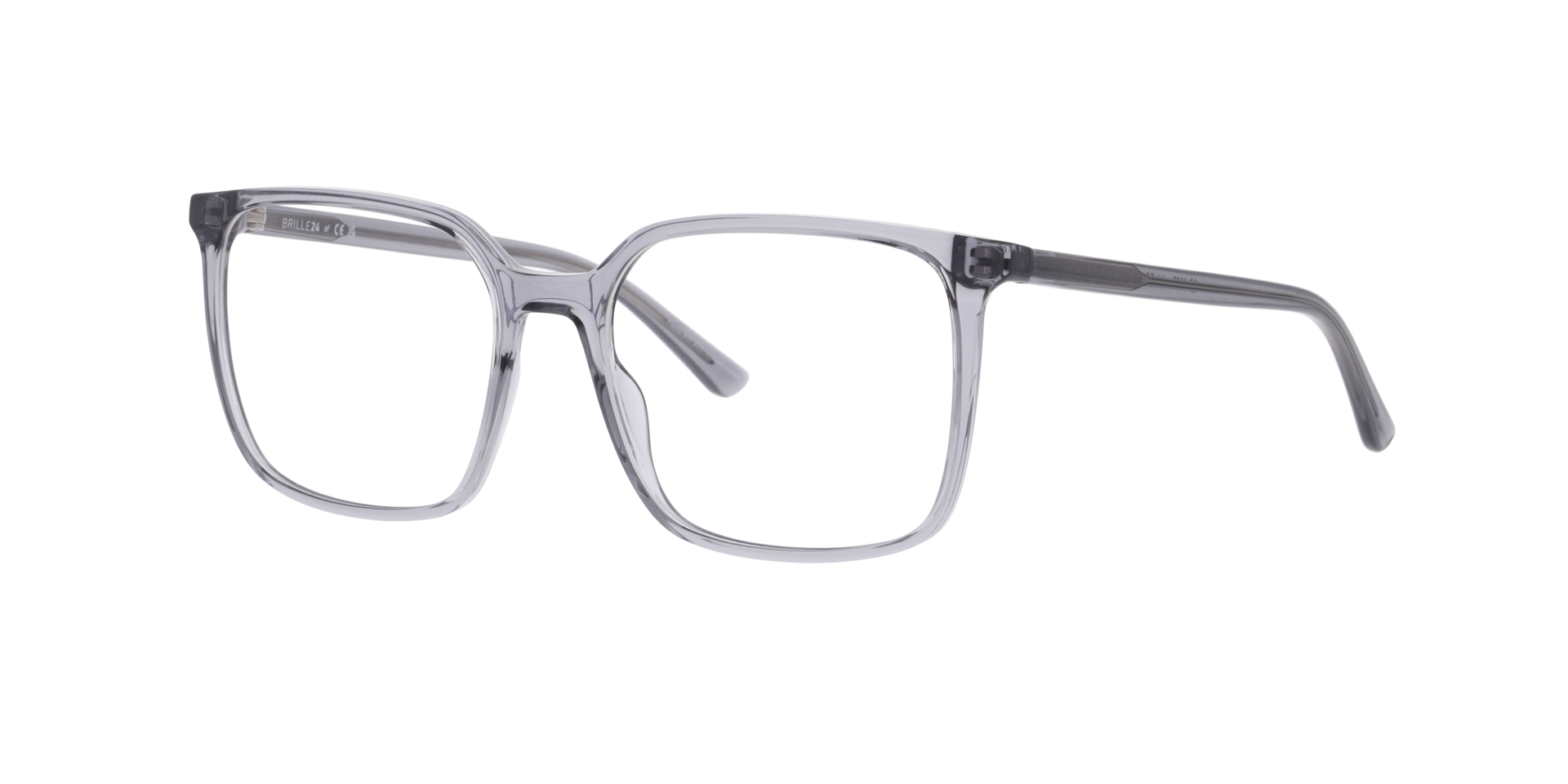 Jules Crystal Grey & Blue KunststofEyeglass Frames van B24, Hoekweergave