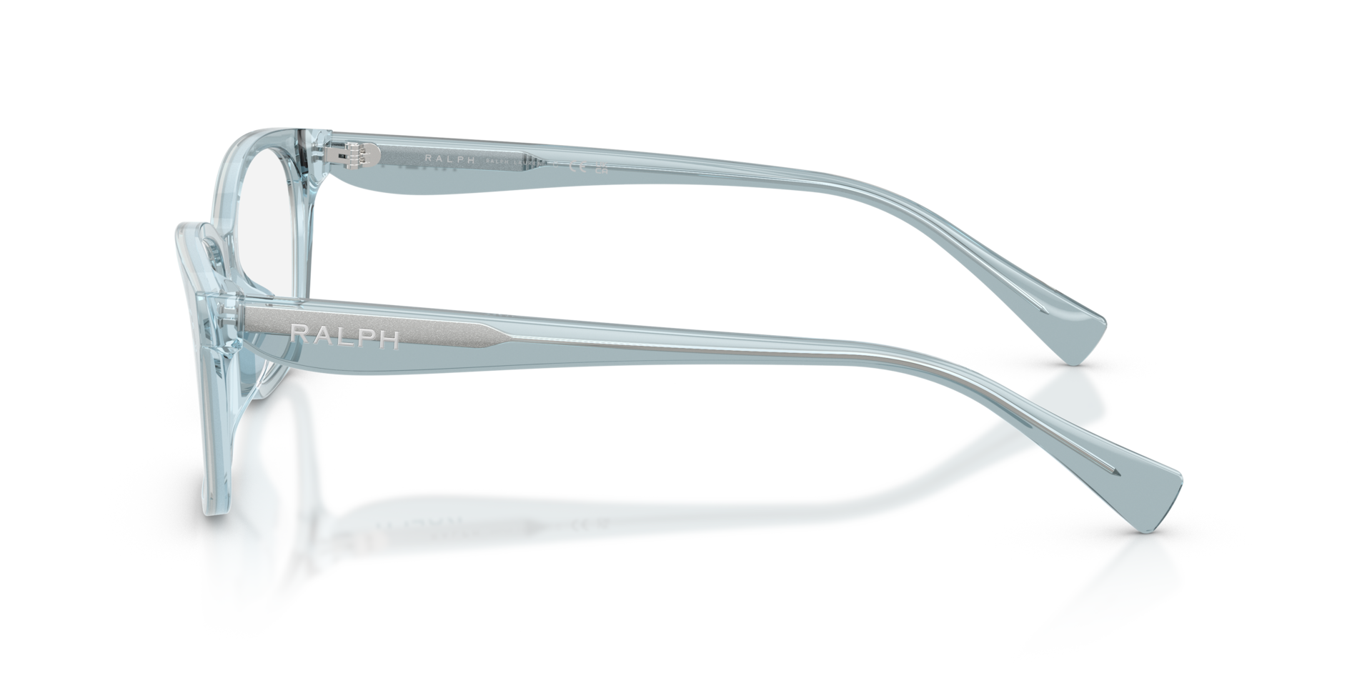 RA7202U Blau transparent AcetatEyeglass Frames von B24, Seitenansicht