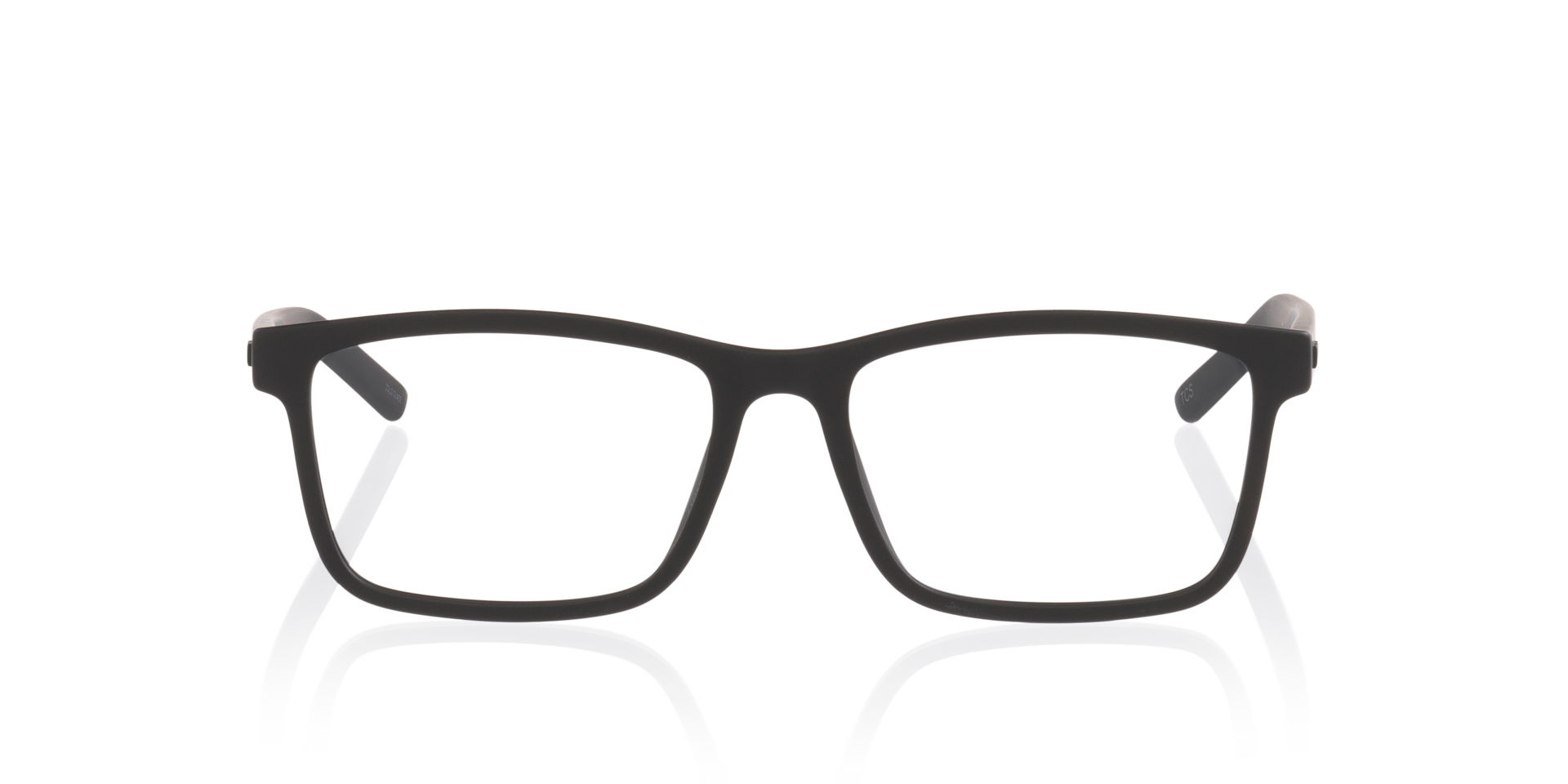 PU0517O Schwarz KunststoffEyeglass Frames von B24, Vorderansicht
