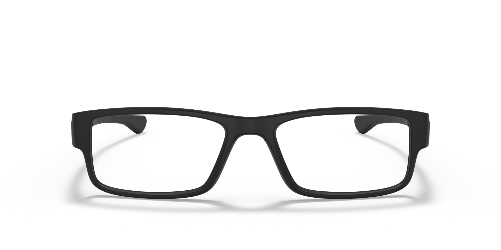 Airdrop™ Schwarz satiniert KunststoffEyeglass Frames von B24, Vorderansicht