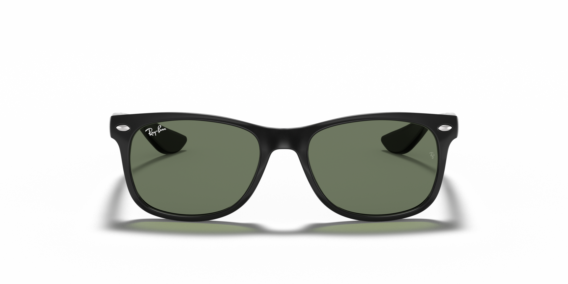 RB9052S Zwart KunststofSunglass Frames van B24, Vooraanzicht