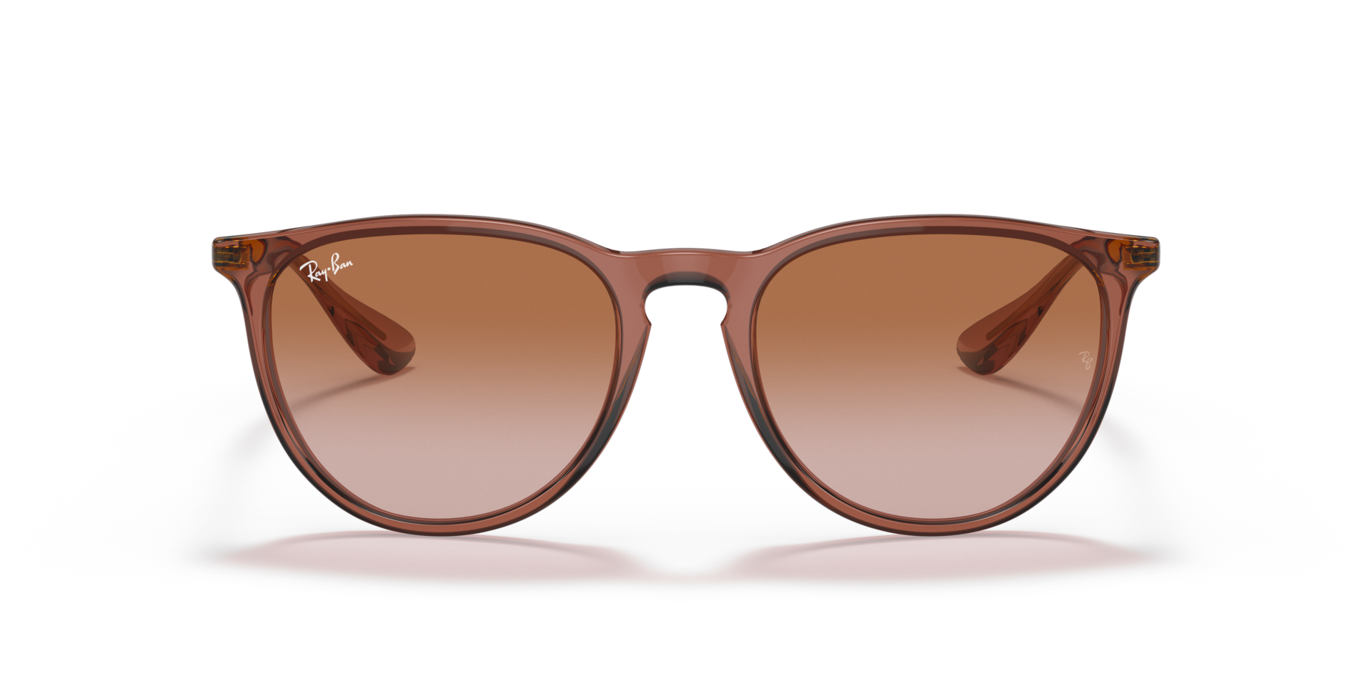Erika Classic Hellbraun transparent KunststoffSunglass Frames von B24, Vorderansicht