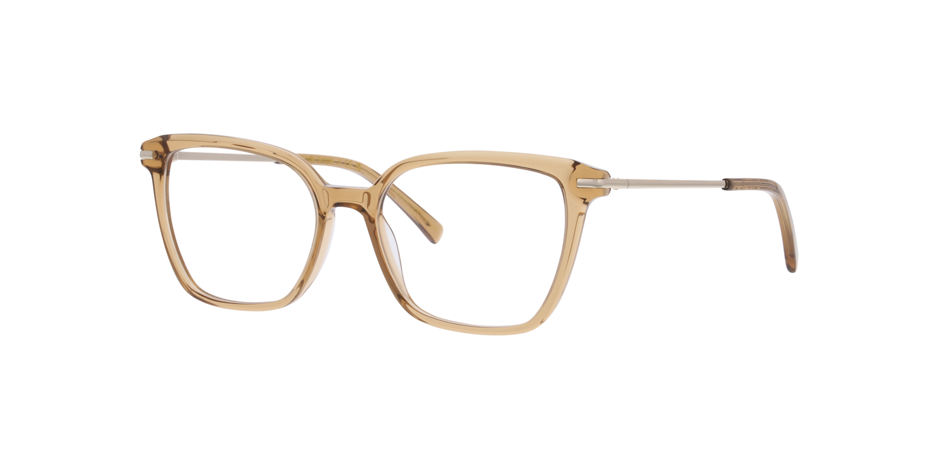 Bliss Crystal Ochre AcetaatEyeglass Frames van B24, Hoekweergave