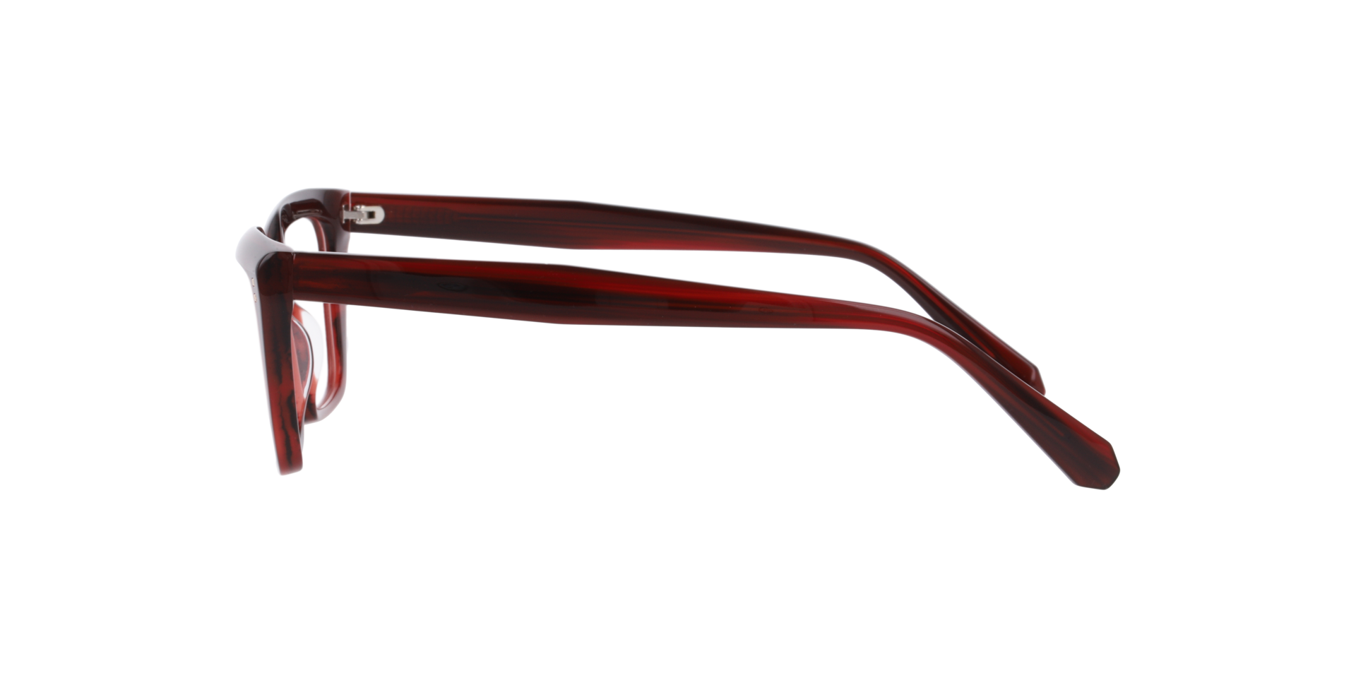 Victoria Red Horn AcetatEyeglass Frames von B24, Seitenansicht