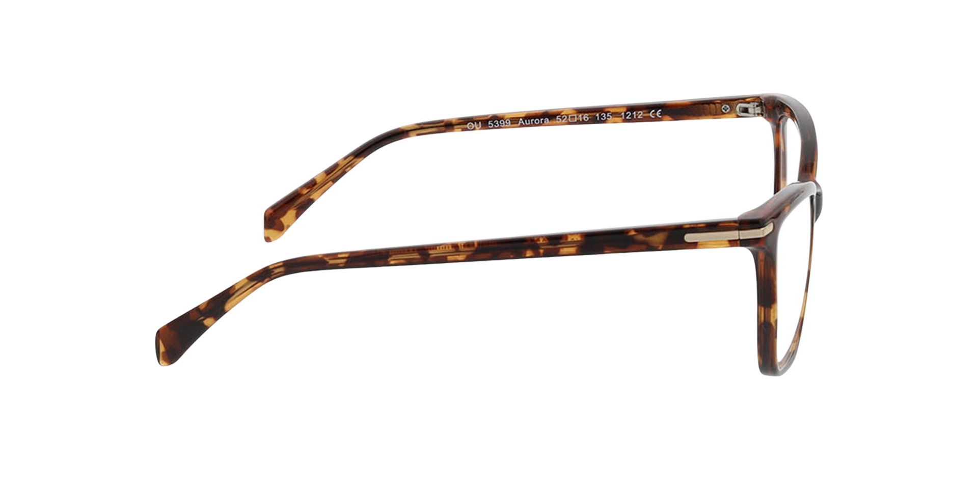 Aurora Havana KunststoffEyeglass Frames von B24, Seitenansicht