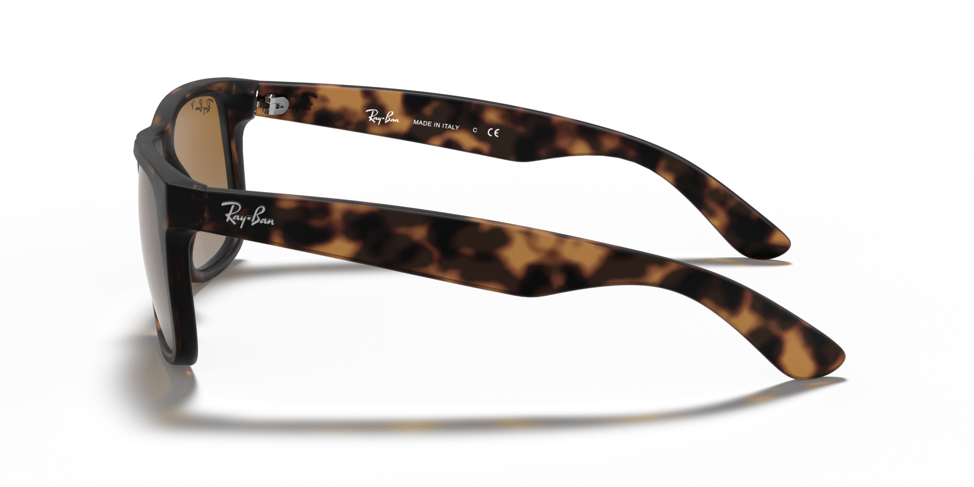 Justin Classic Havana KunststoffSunglass Frames von B24, Seitenansicht