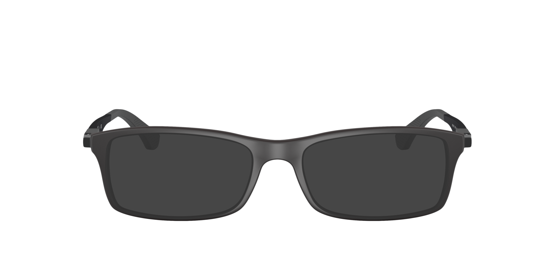 RB7017 Schwarz KunststoffEyeglass Frames von B24, mit getönten Gläsern