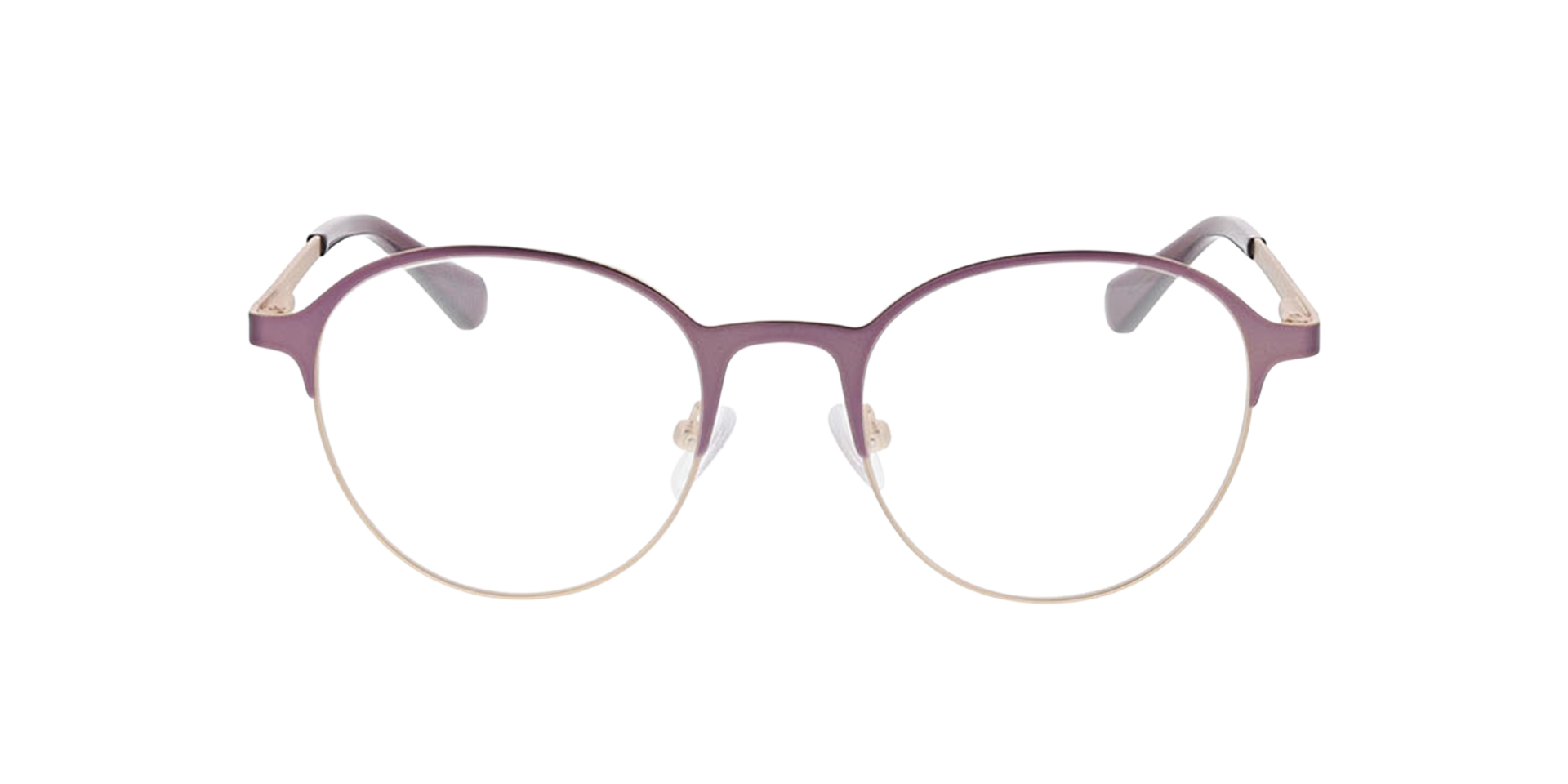 Neapel Matpaars  &  matgoud MetaalEyeglass Frames van B24, Vooraanzicht