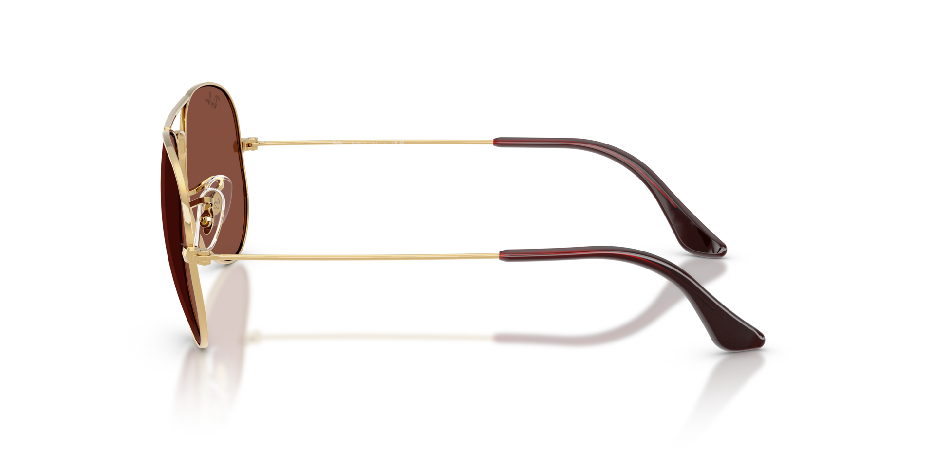 RB3025 Arista goud MetaalSunglass Frames van B24, Zijaanzicht