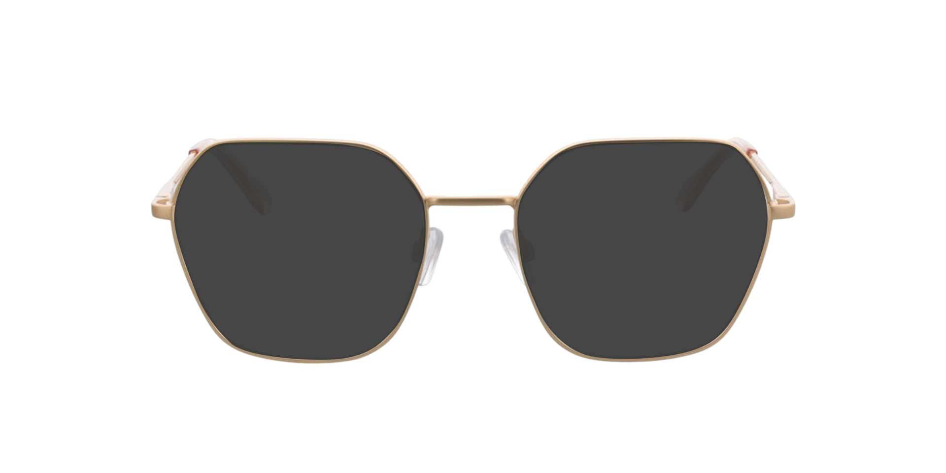 Madison Mat roze goud  &  kristal roze MetaalEyeglass Frames van B24, met getinte lenzen