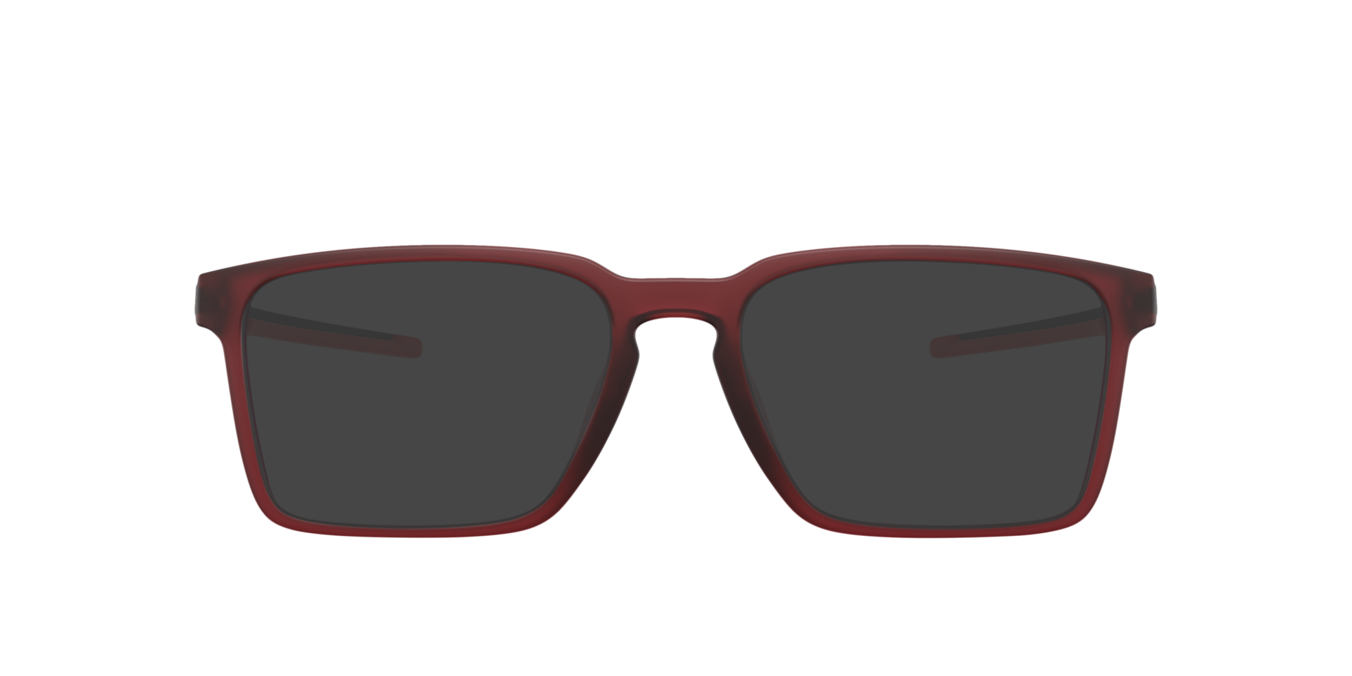 FZ8005U Transparent Red Matte KunststoffEyeglass Frames von B24, mit getönten Gläsern